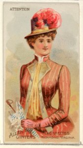Attention, from the Parasol Drills series (N18) for Allen & Ginter Cigarettes Brands MET DP834974