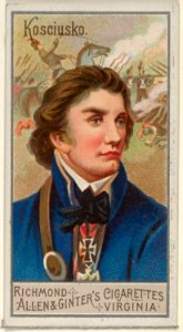 Andrzej Tadeusz Bonawentura Kosciuszko, from the Great Generals series (N15) for Allen & Ginter Cigarettes Brands MET DP834783