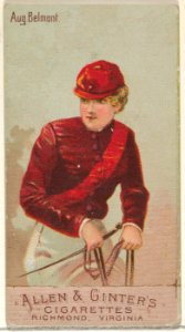 August Belmont, from the Racing Colors of the World series (N22b) for Allen & Ginter Cigarettes MET DP835206