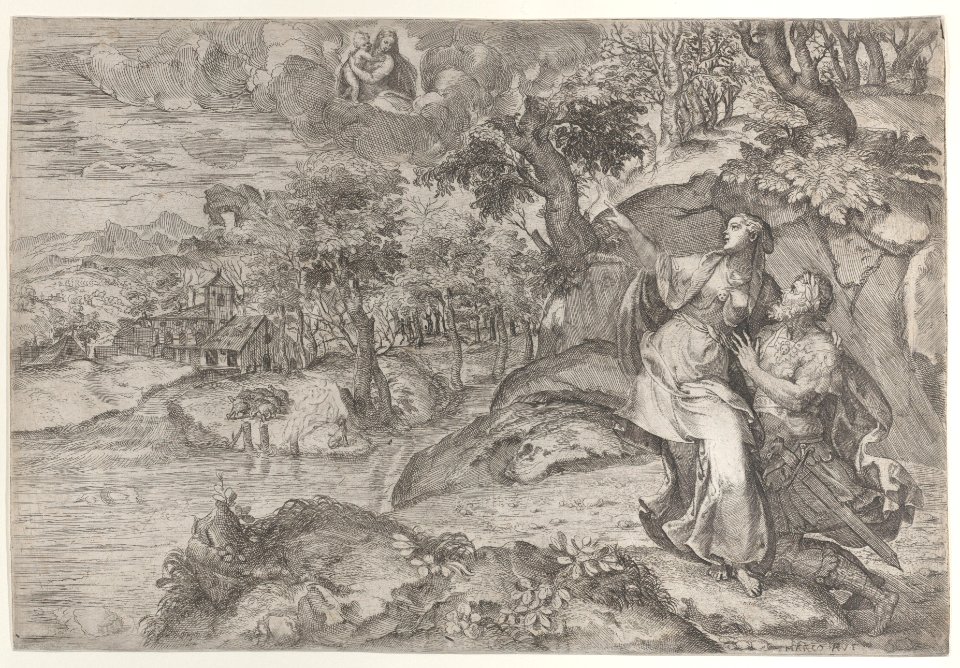 Augustus and the Tiburtine Sibyl Met DP885909