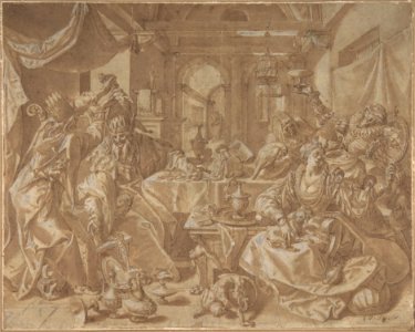 Allegory of Wealth, Lust and Stupidity MET DP801844