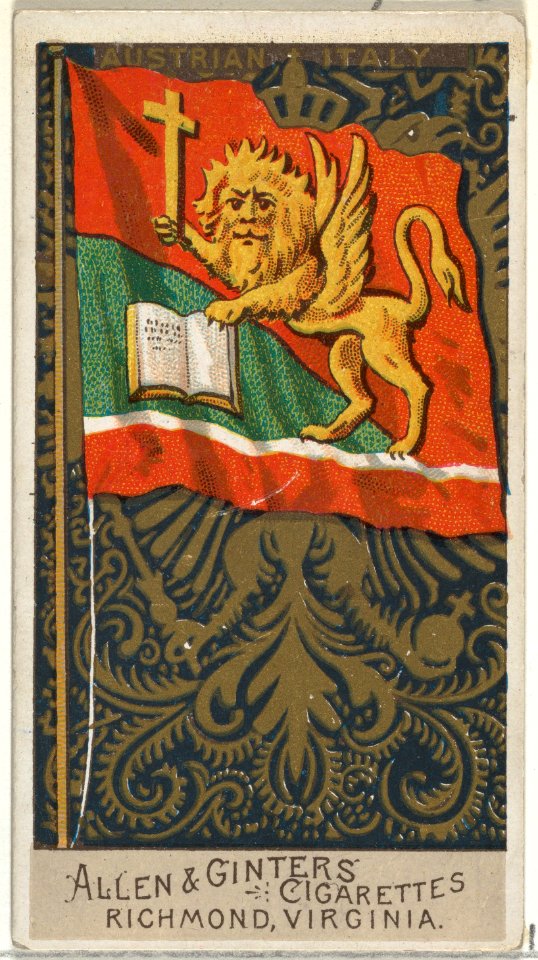 Austrian Italy, from Flags of All Nations, Series 2 (N10) for Allen & Ginter Cigarettes Brands MET DP841361