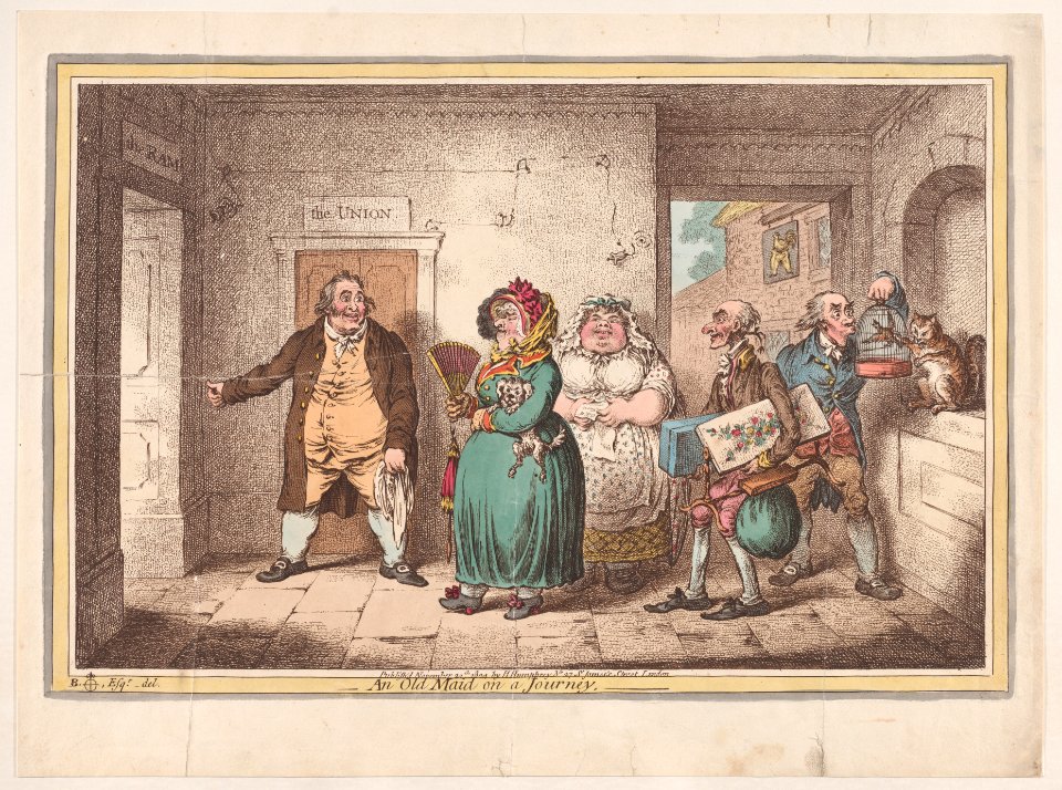 An Old Maid on a Journey Met DP889967