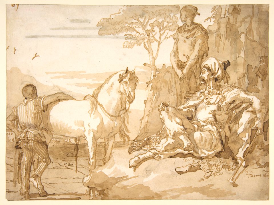 An Oriental Chieftain Resting MET DP812105