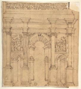 Arch of Septimius Severus, Rome MET DP810914