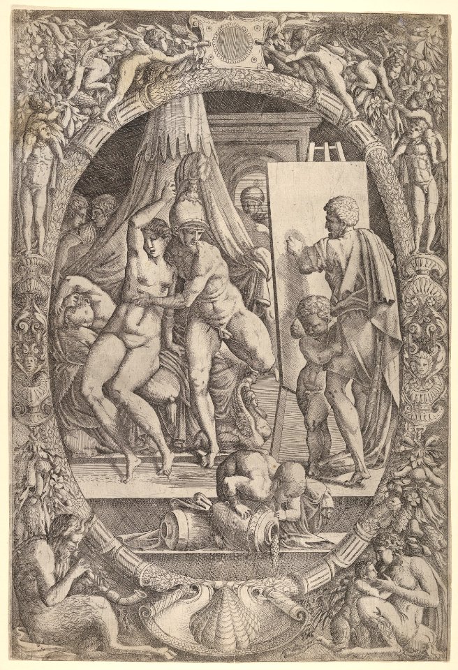 Apelles Painting Alexander and Campaspe MET DP831919