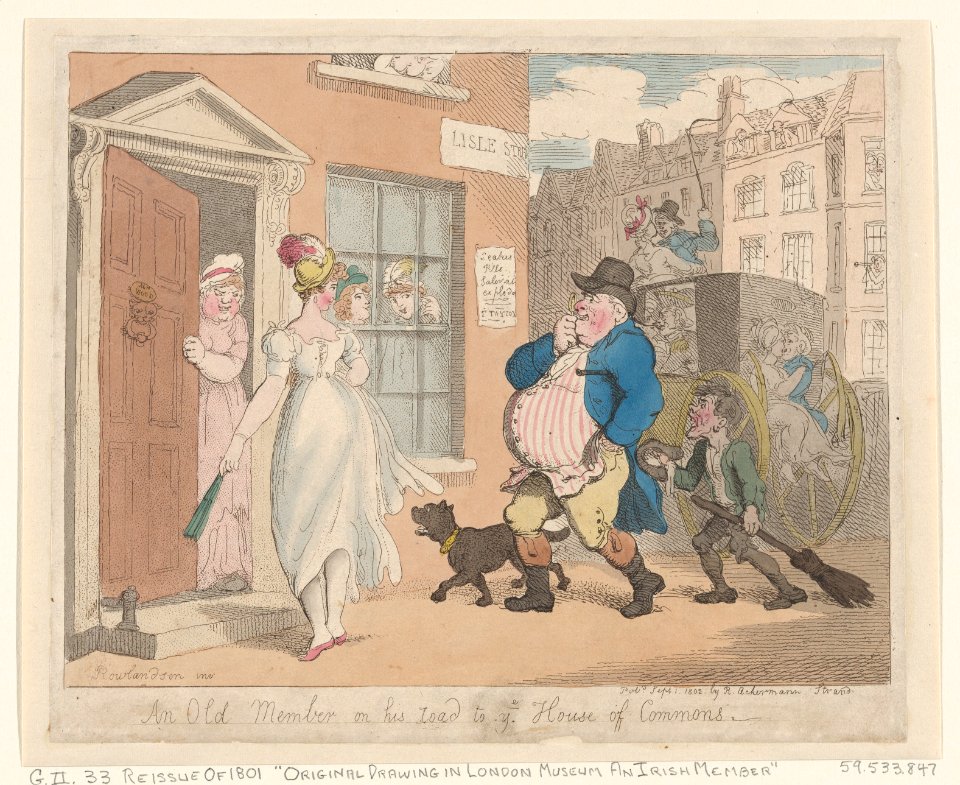An Old Member on his Road to the House of Commons MET DP873633