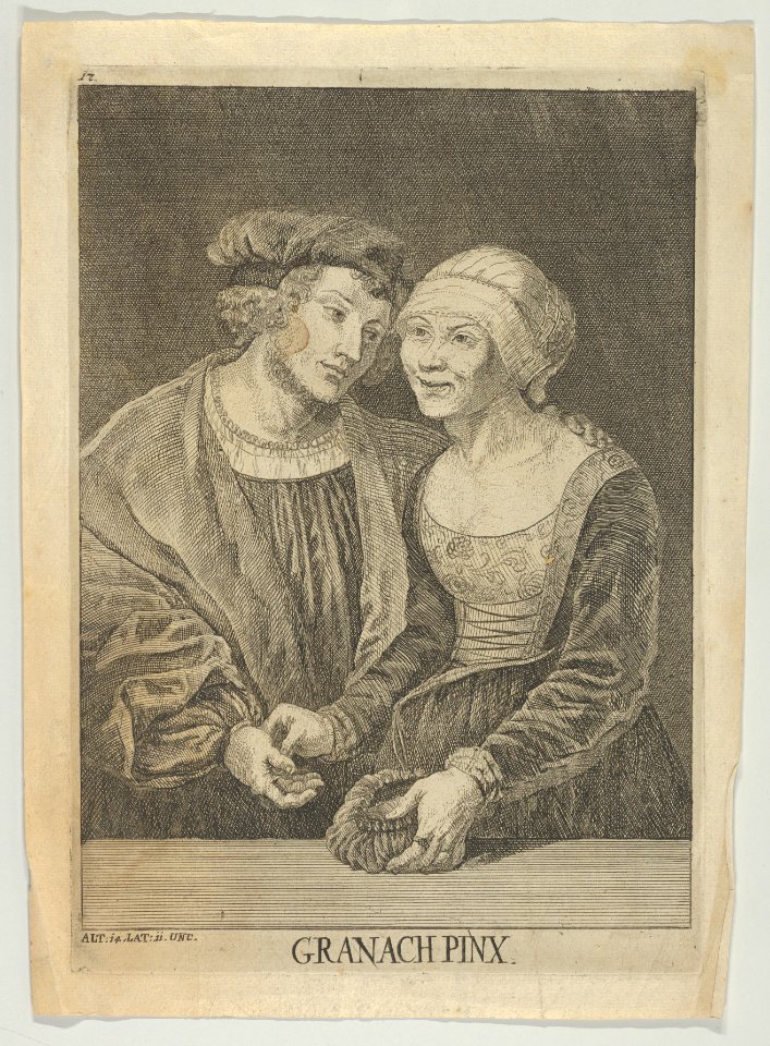 An Old Woman and a Young Man MET DP843418