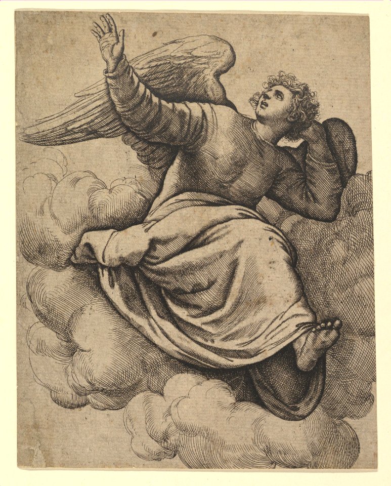 Angel Seated on a Cloud MET DP819529