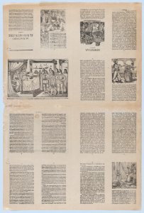 An uncut sheet printed on both sides with pages from 'Ademdai' and 'Agraciado- El niño de un jeme' MET DP873191