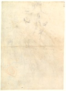 An Old Man on His Deathbed Tempted by Demons (recto); Back View of a Male Nude (verso) MET DP820502
