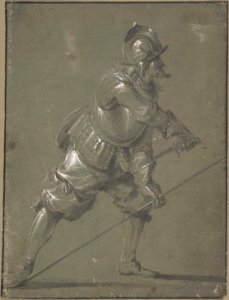 An Infantryman Drawing his Sword MET DP803127