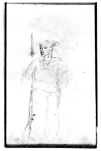 Album de Marine- Sketchbook of 48 folios containing 17 watercolors and 27 black chalk and graphite sketches MET 260898
