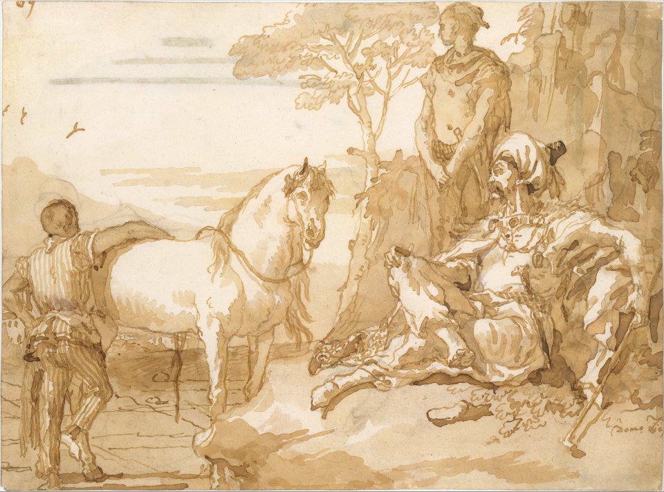 An Oriental Chieftain Resting MET DT201326