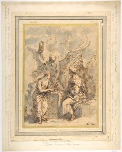 Allegory with Figures of Hope, Time, and Death MET DP811363