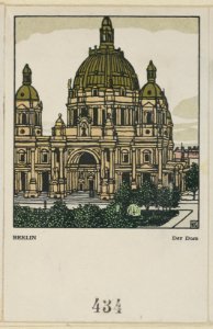 Berlin- Cathedral (Der Dom) MET DP845537. Free illustration for personal and commercial use.