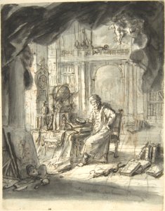 An Oriental Astronomer in His Study MET DP804004