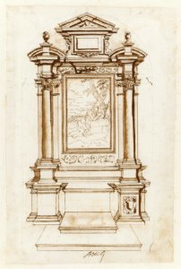 Album Containing Architectural, Ornament, and Figure Drawings. MET DR256