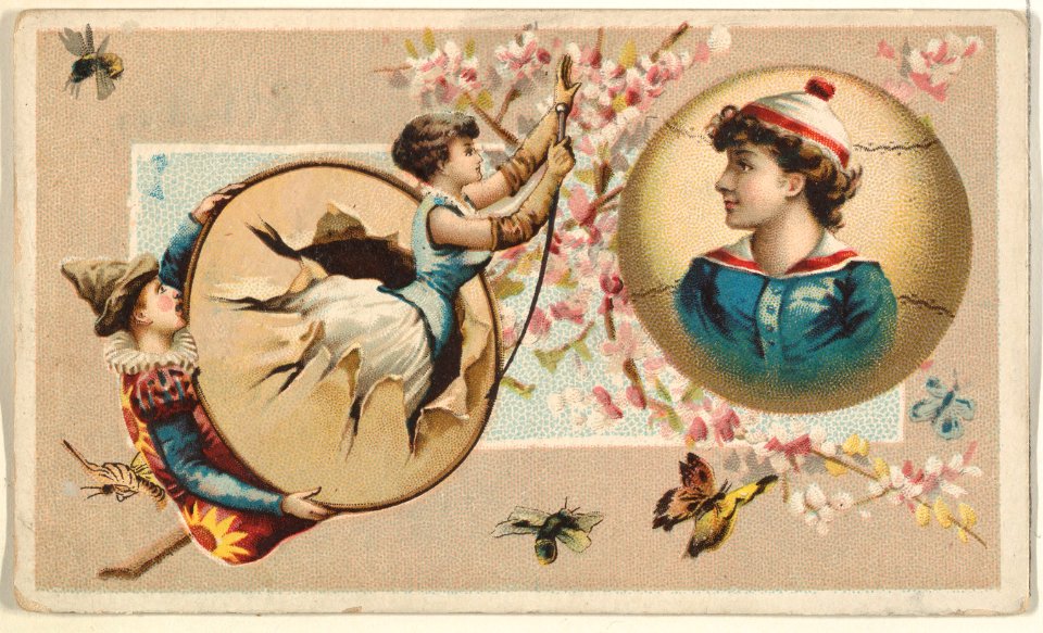 Bass Drum and Baseball, from the Miniature Novelties series (N120) issued by Duke Sons & Co. to promote Honest Long Cut Tobacco MET DPB873713