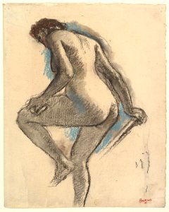 Bather Sponging Her Knee MET DP823931