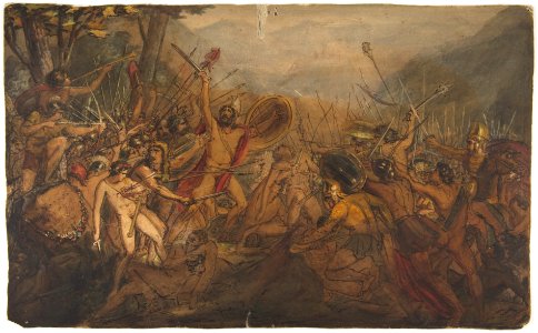 Battle Scene MET DP811928