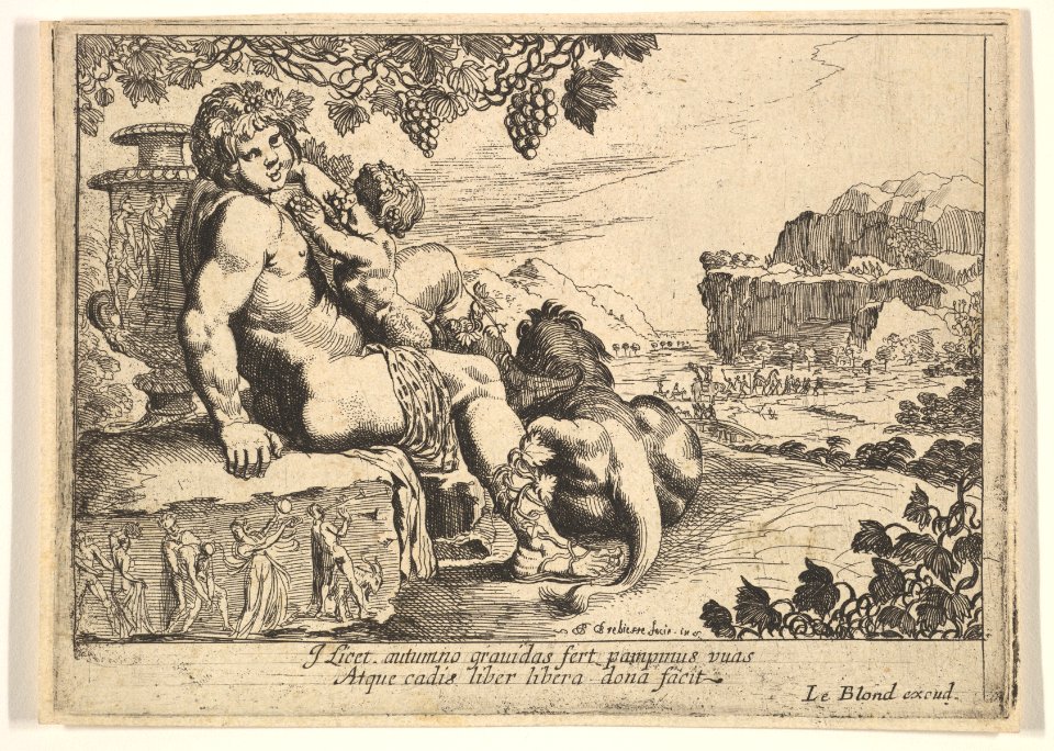 Bacchus, Satyr, and Lion MET DP824174