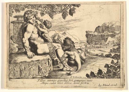 Bacchus, Satyr, and Lion MET DP824174