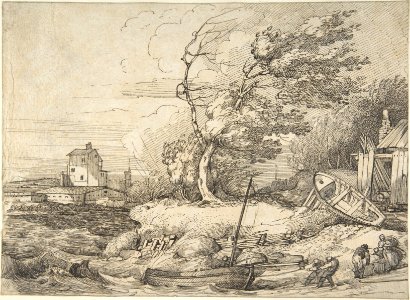 Beaching a Fishing Boat in a Gale MET DP804847