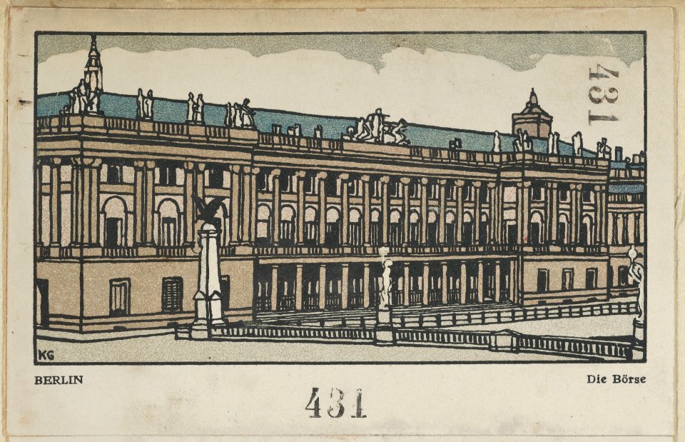Berlin- Stock Exchange (Die Börse) MET DP845540