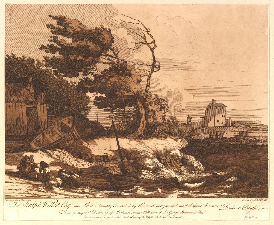 Beaching a Fishing Boat in a Gale MET DP828463