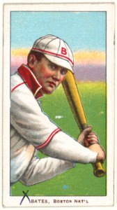 Bates, Boston, National League, from the White Border series (T206) for the American Tobacco Company MET DP843255