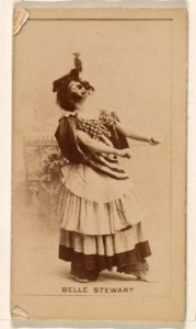 Belle Stewart, from the Actresses series (N245) issued by Kinney Brothers to promote Sweet Caporal Cigarettes MET DP859644