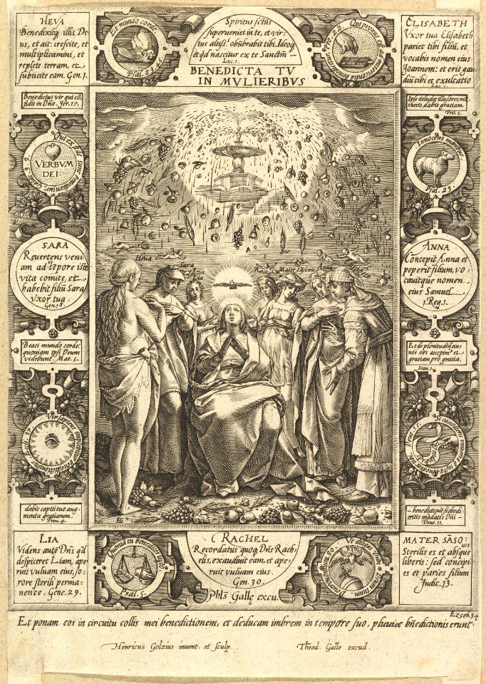 Benedicta tu in Mulieribus, from Christian and Profane Allegories MET DP821012
