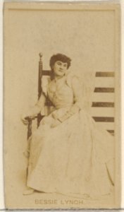 Bessie Lynch, from the Actors and Actresses series (N45, Type 8) for Virginia Brights Cigarettes MET DP831562