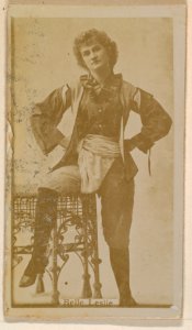 Belle Leslie, from the Actresses series (N245) issued by Kinney Brothers to promote Sweet Caporal Cigarettes MET DP858963