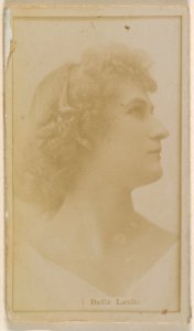 Belle Leslie, from the Actresses series (N245) issued by Kinney Brothers to promote Sweet Caporal Cigarettes MET DP858965