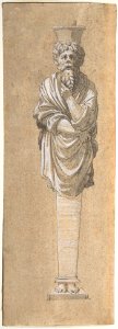 Bearded Male Term Covered in a Cloak MET DP807675