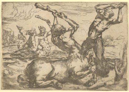 Battle Between a Centaur and a Triton with a Triton MET DP836416