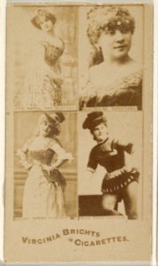 Beaumaine, Variettees- Callet, Opera Comique- Miss Ruth Stetson, from the Actors and Actresses series (N45, Type 4) for Virginia Brights Cigarettes MET DP831170