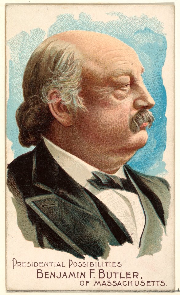 Benjamin F. Butler of Massachusetts, from the Presidential Possibilities series (N124) issued by Duke Sons & Co. to promote Honest Long Cut Tobacco MET DPB873746