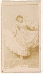 Belle Martin, from the Actresses series (N245) issued by Kinney Brothers to promote Sweet Caporal Cigarettes MET DP859067