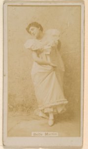 Belle Martin, from the Actresses series (N245) issued by Kinney Brothers to promote Sweet Caporal Cigarettes MET DP859066