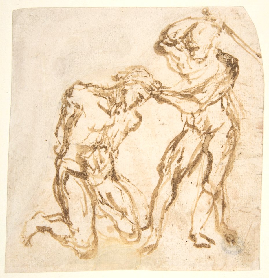 Beheading of a Kneeling Nude Man MET DP809167