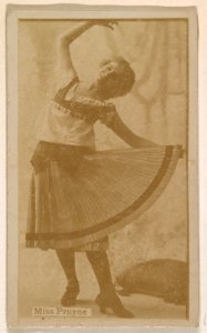 Bertie Pruyne, from the Actresses series (N245) issued by Kinney Brothers to promote Sweet Caporal Cigarettes MET DP859340