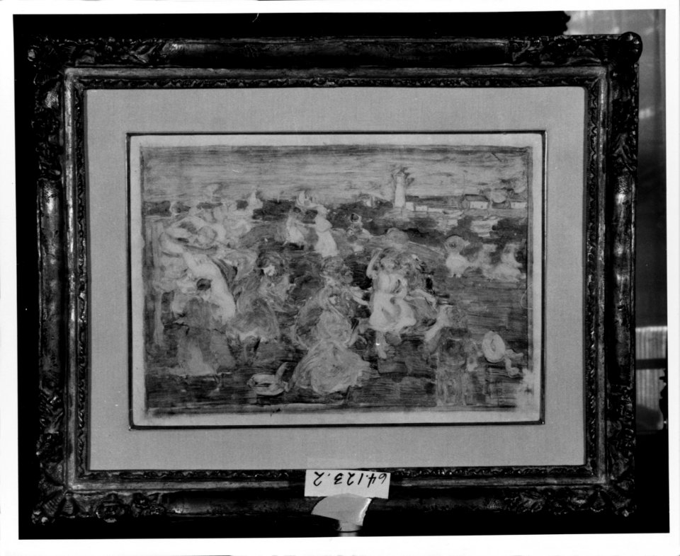 Beach Scene with Lighthouse (Children at Seashore) MET 180667