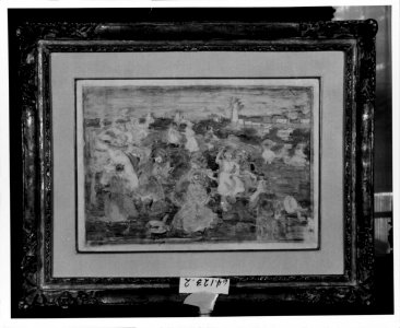 Beach Scene with Lighthouse (Children at Seashore) MET 180667