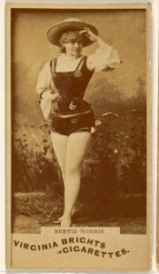 Bertie Morris, from the Actors and Actresses series (N45, Type 1) for Virginia Brights Cigarettes MET DP830491