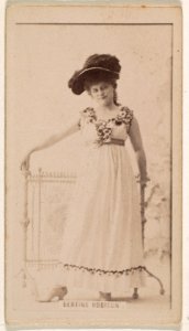 Bertine Robison, from the Actresses series (N245) issued by Kinney Brothers to promote Sweet Caporal Cigarettes MET DP859414
