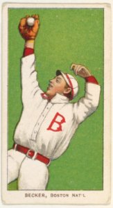 Becker, Boston, National League, from the White Border series (T206) for the American Tobacco Company MET DP843258