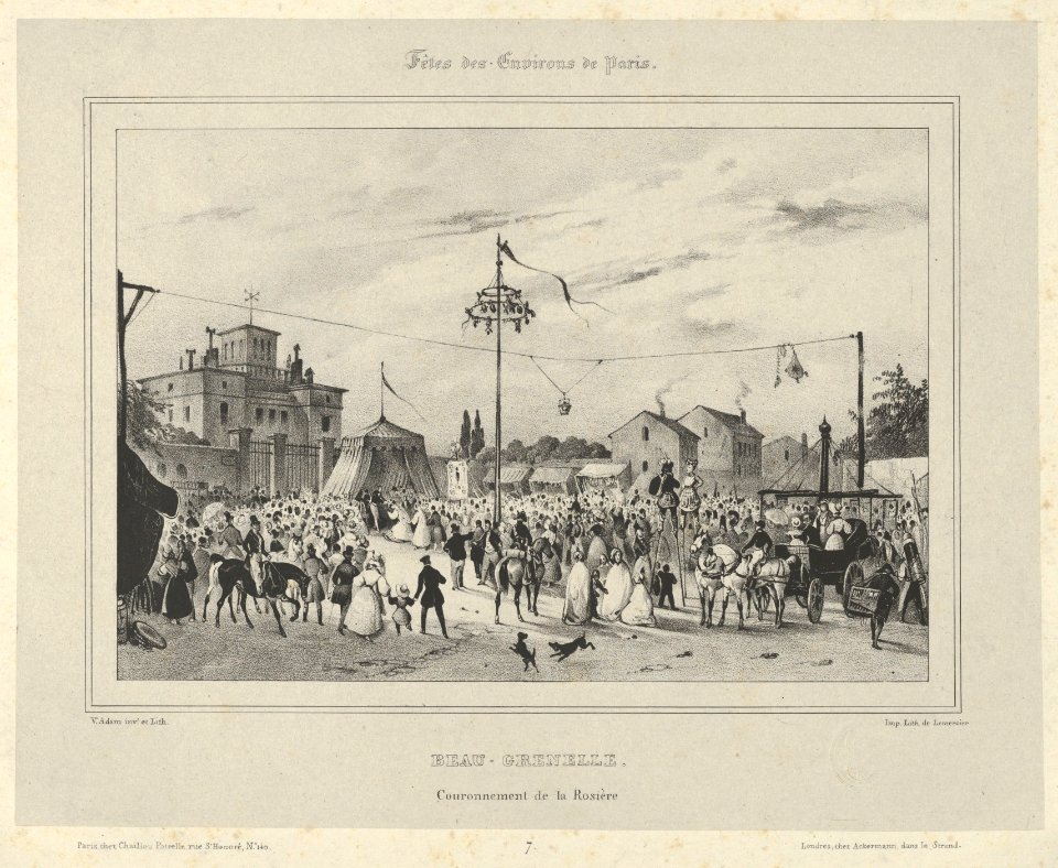 Beau-Grenelle, Couronnement De La Rosière (Fêtes des Environs de Paris) MET DP841079